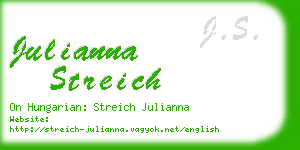 julianna streich business card